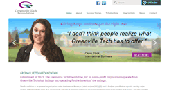 Desktop Screenshot of greenvilletechfoundation.org